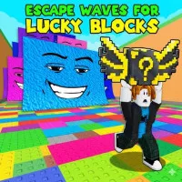 Play Escape Waves for Lucky Blocks now!