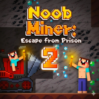 Play Noob Miner 2: Escape from Prison now!